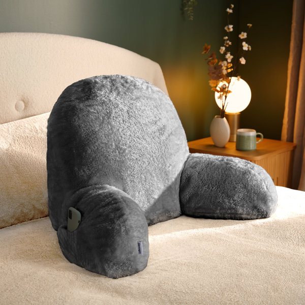 Plush reading pillow hotsell